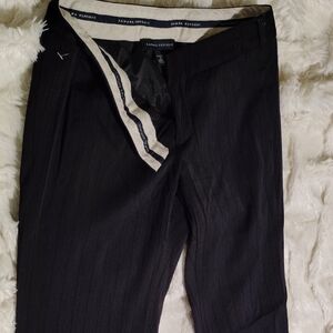 Banana Republic Charcoal Pinstripe Trousers